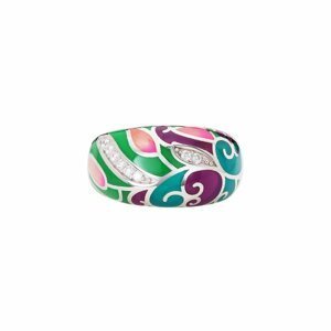 Prsten s imitací kamenů / keramika 128-636-0243 60