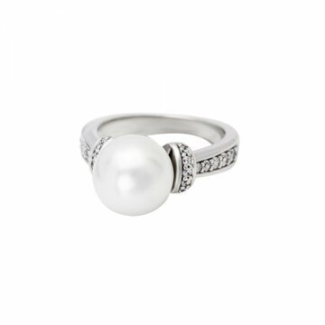 Prsten se syntetickou perlou 125-187-9273 54