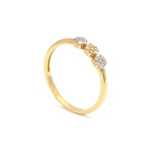 Zlatý dámský prsten Polymnia
