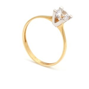Zlatý zásnubní prsten Consuela
