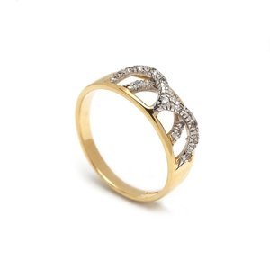 Zlatý dámský prsten Elnora