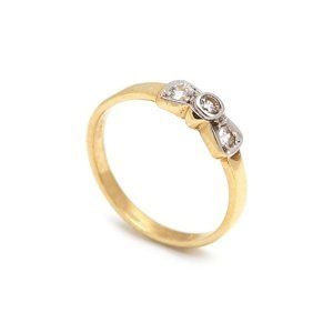 Zlatý dámský prsten Eufemia