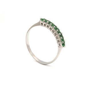 Zlatý dámský prsten Selvaggi green