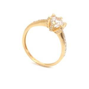 Zlatý zásnubní prsten WISIA