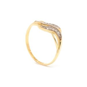 Zlatý dámský prsten Emine 1