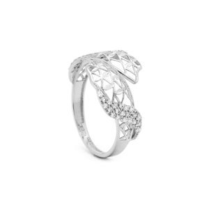 Zlatý dámský prsten Camryn white