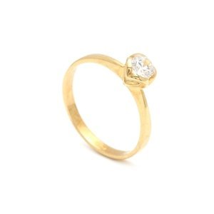 Zlatý zásnubní prsten Phyllida