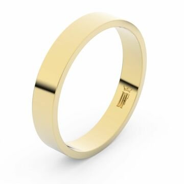 Zlatý snubní prsten FMR 1G40, ze žlutého zlata 50