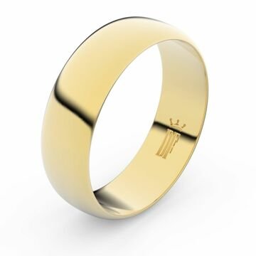 Zlatý snubní prsten FMR 3B65 ze žlutého zlata 46