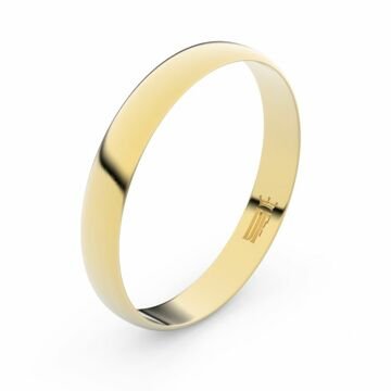 Zlatý snubní prsten FMR 4C35 ze žlutého zlata 50