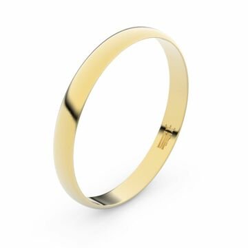 Zlatý snubní prsten FMR 4D30 ze žlutého zlata 46