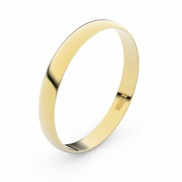 Zlatý snubní prsten FMR 4E30 ze žlutého zlata 46