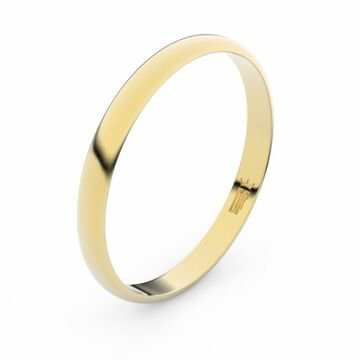 Zlatý snubní prsten FMR 4G25 ze žlutého zlata 47