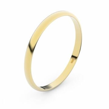 Zlatý snubní prsten FMR 4H20 ze žlutého zlata 46