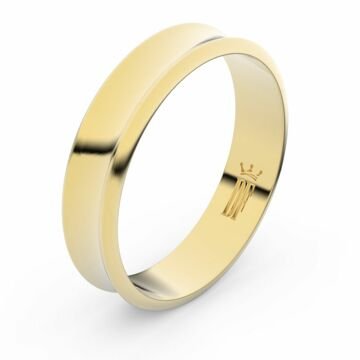 Zlatý snubní prsten FMR 5A50 ze žlutého zlata 50