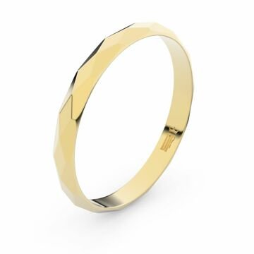 Zlatý snubní prsten FMR 8B30 ze žlutého zlata 56