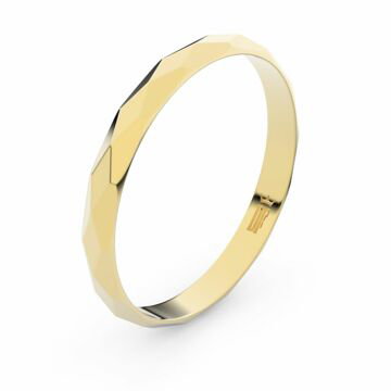 Zlatý snubní prsten FMR 8B30 ze žlutého zlata 66
