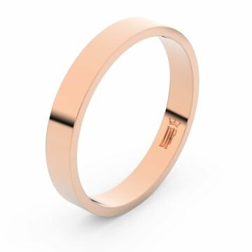 Zlatý snubní prsten FMR 1G35 z růžového zlata 47