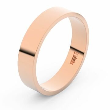 Zlatý snubní prsten FMR 1G50 z růžového zlata, bez kamene 60