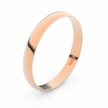 Zlatý snubní prsten FMR 4E30 z růžového zlata 46