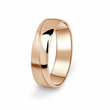 Prsten snubní Danfil DF01/P růžové zlato, bez kamene 52