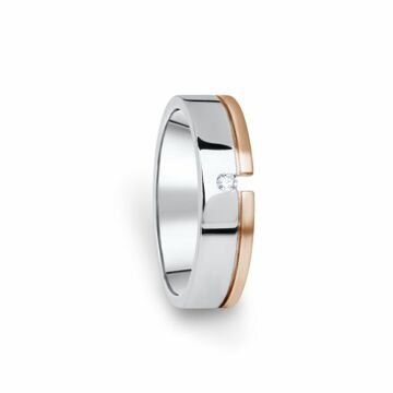 Zlatý dámský prsten DF 16/D, s briliantem 56