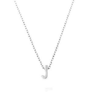 NUBIS® Stříbrný náhrdelník - písmeno - NB-2196-J