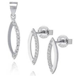 NUBIS® Stříbrná souprava šperků se zirkony - NB-9020