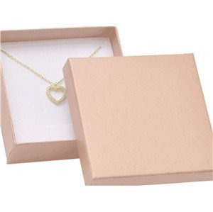Šperky4U Dárková krabička - perleťově růžová - KR0323-PK