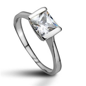 Šperky4U Stříbrný prsten se zirkonem, vel. 55 - velikost 55 - CS2019-55