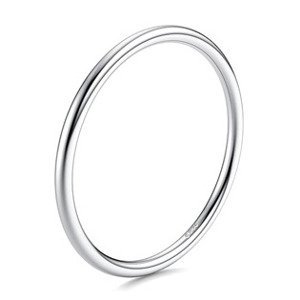 NUBIS® Minimalistický stříbrný prsten - velikost 51 - NB-5069-51