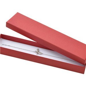 Šperky4U Červená dárková krabička na náramek - KR0456-RD