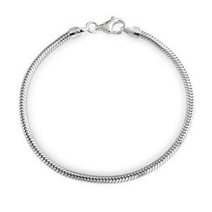 Šperky4U Dětský stříbrný náramek na navlékání korálků - LV951-15