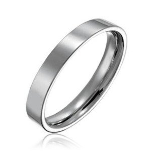 Hladký ocelový prsten, šíře 3 mm - velikost 49 - OPR1264-51