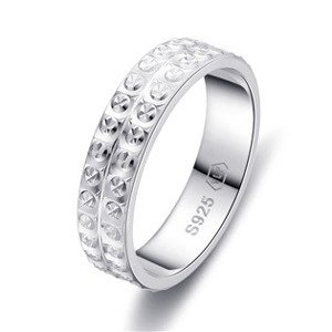 NUBIS® Stříbrný prsten - velikost 57 - NB-5544-57