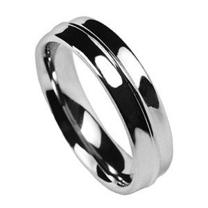 NUBIS® NWF1023 Pánský snubní prsten wolfram - velikost 62 - NWF1023-62