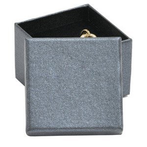 Šperky4U Malá dárková krabička na prsten černá - KR0188-KK