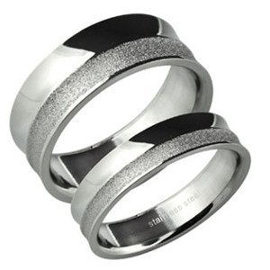 Šperky4U Pánský prsten šíře 8 mm - velikost 73 - OPR1418-73