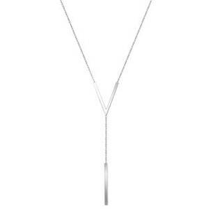 Šperky4U Jednoduchý a stylový celový náhrdelník - OPD0130