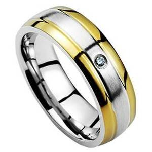 NUBIS® NSS1007 Dámský snubní prsten se zirkonem - velikost 58 - NSS1007-Zr-58