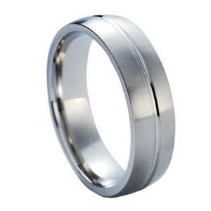 NUBIS® NSS1008 Pánský snubní prsten - velikost 65 - NSS1008-65