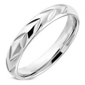 NUBIS® NSS3002 Dámský snubní prsten ocel - velikost 62 - NSS3002-62