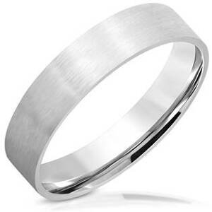 Šperky4U Ocelový prsten matný, šíře 5 mm - velikost 57 - OPR1742-57