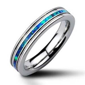 NUBIS® NWF1022 Dámský snubní prsten s opálem - velikost 49 - NWF1022-49