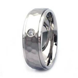 NUBIS® NSS3009 Dámský snubní prsten se zirkonem ocel - velikost 49 - NSS3009-ZR-49