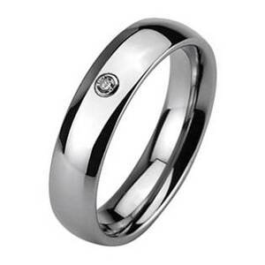 NUBIS® NWF1025 Dámský snubní prsten, zirkon - velikost 47 - NWF1025-6Zr-47