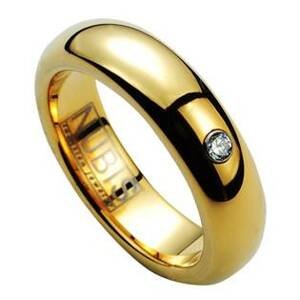 NUBIS® Dámský wolframový prsten, šíře 5 mm - velikost 58 - NWF1051-Zr-58