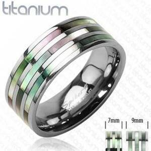 Spikes USA TT1009 Dámský snubní prsten titan - velikost 55 - TT1009-55