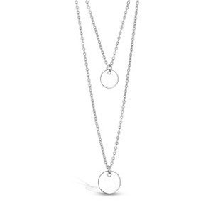 Šperky4U Ocelový náhrdelník s kulatými přívěsky - OPD0178-ST