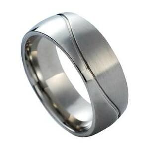 NUBIS® NSS1019 Pánský snubní prsten - velikost 66 - NSS1019-66